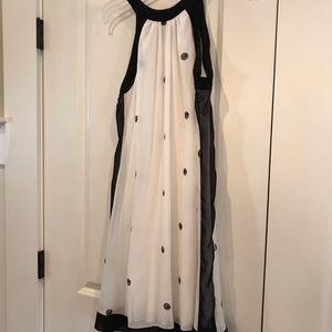 Chiffon beaded dress